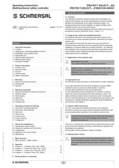 schmersal PROTECT-SELECT-CC-910001239-240501 Operating Instructions Manual