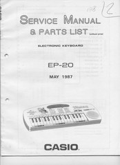 Casio EP-20 Service Manual