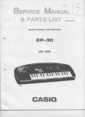 Casio EP-30 Service Manual