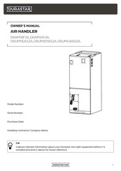 DURASTAR DRUM3036S2A Owner's Manual