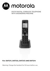 Motorola DOT212 Manual