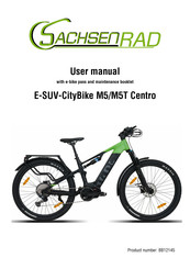SachsenRad E-SUV-CityBike M5T Centro User Manual