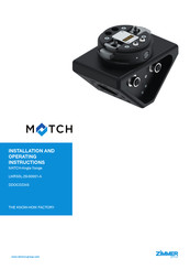 Zimmer MATCH LWR50L-29-00001-A Installation And Operating Instructions Manual