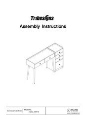 Tribesigns LITTLE TREE HOGA-JW918 Assembly Instructions Manual
