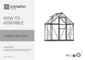 Palram CANOPIA HARMONY 6x4/2x13 How To Assemble