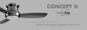 minkaAire Concept II Instruction Manual