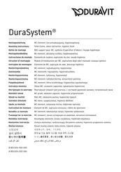 DURAVIT DuraSystem WD1004 000 000 Mounting Instructions