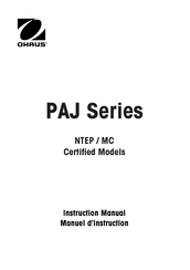 OHAUS PAJ812N Instruction Manual