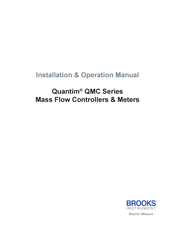 Brooks Instrument Quantim QMCM Installation & Operation Manual