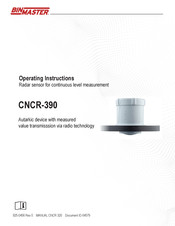 BINMASTER CNCR-390 Operating Instructions Manual