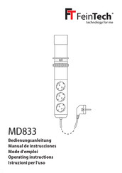 FeinTech MD833 Operating Instructions Manual