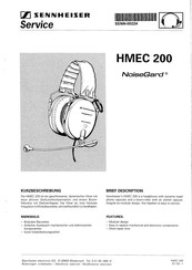 Sennheiser NoiseGard HMEC 200 Service Manual