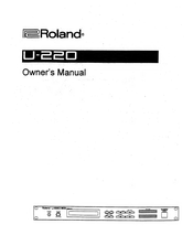Roland U-220 Owner's Manual