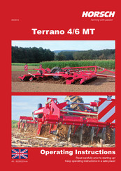 horsch Terrano 4 MT Operating Instructions Manual