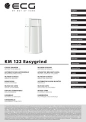 ECG Easygrind KM 122 Instruction Manual