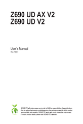 Gigabyte Z690 UD AX V2 User Manual
