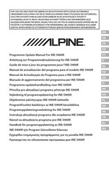 Alpine INE-S900R Update Manual