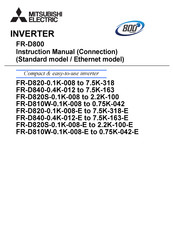 Mitsubishi Electric FR-D840-0.4K-012-E Instruction Manual