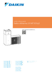 Daikin ELSHB12P50EF Installer's Reference Manual