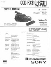 Sony Handycam CCD-FX311 Service Manual