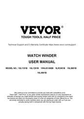 VEVOR 10WJS140EB User Manual