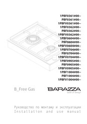 Barazza 1PBFV0361 00 Series Installation And Use Manual