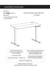 Mainstays MS5436242165NR Assembly Instructions Manual