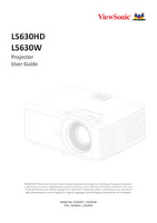 ViewSonic LS630W User Manual