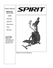 Spirit 16807348950 Owner's Manual