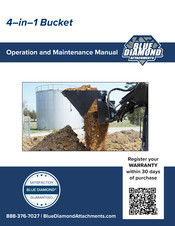 Blue Diamond 108796 Operation And Maintenance Manual