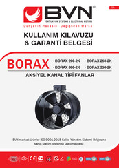BVN BORAX 250-2K User Manual