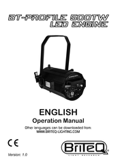 Briteq BT-PROFILE 500TW LED ENGINE Operation Manual