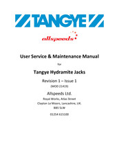 ALLSPEEDS Tangye 1105179 Service Maintenance Manual