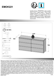 Forte EMOK221 Assembling Instruction