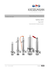 Kieselmann 6357 025 23-16 Series Operating Instructions Manual