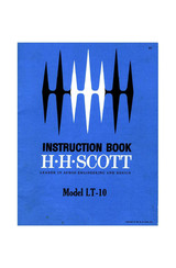 HH Scott LT-10 Instruction Book