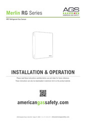 AGS Merlin RG Series Installation & Operation Manual