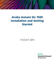 HP JL683A Installation And Getting Started Manual