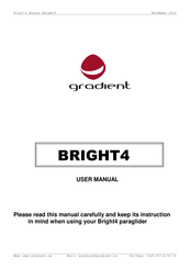 Gradient BRIGHT4 User Manual