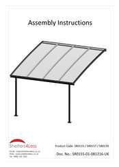 Shelters4Less SR0157 Assembly Instructions Manual