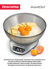 Tescoma GrandChef 635910 Instructions For Use Manual