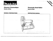 Makita AF502 Instruction Manual