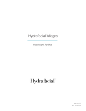 hydrafacial Allegro Instructions For Use Manual