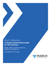 March Networks X1248 R Installation Manual