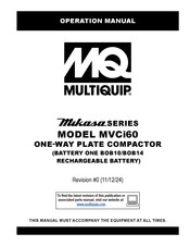 MULTIQUIP MVCi60 Operation Manual