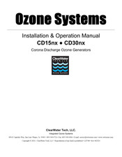 Clear Water CD30nx Installation & Operation Manual