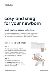 Babybee Luna2 newborn cocoon Instruction Manual