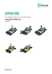 Baker Hughes Druck DPI610E-A Instruction Manual