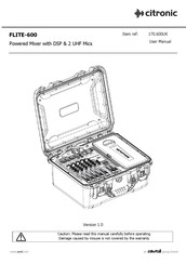 Citronic 170.600UK User Manual