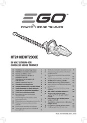 Ego Power+ HT2000E Manual